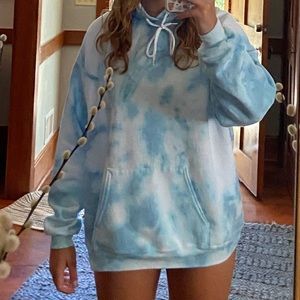 tie dye hoodie (read description)
